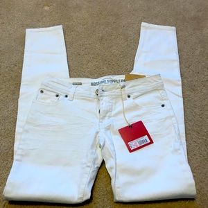 Mossimo white skinny pants